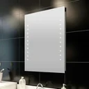 Badezimmerspiegel mit LEDs 50x60 cm