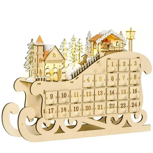 "Adventskalender, Weihnachtskalender, Adventskalenderbox | Aosom.de image"