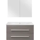 Badezimmermöbel Style 90cm - Gris Eiche