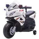 Kinder Polizei Elektromotorrad Polizeimotorrad Elektroauto Kinderwagen für 18 bis 36 Monaten mit 2 Scheinwerfer Polizeil