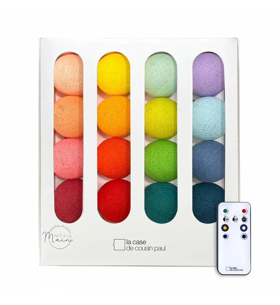 "Cousin Paul Lichterketten, Led Girlande - RAINBOW, In der Box, Mehrfarbig image"