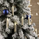 LED Weihnachtskerzen kabellos mit FB 10er, IN/OUT