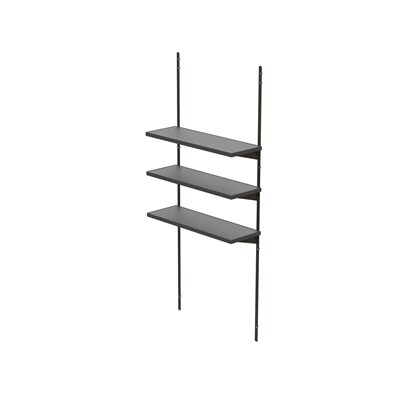 "Lifetime Regal 3er Set 76,2×25,4×2,5 cm Anthrazit – stahlverstärkt, für Lifetime-Gerätehäuser image"