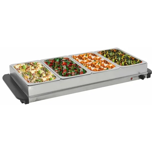 "Buffetwärmer 400 W 4x2,5 L aus Edelstahl image"