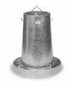 Futterautomat für Geflügel aus Metall, Fassungsvermögen 10 kg
