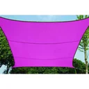 sonnensegel - rechteckig - 2 x 3 m - fuchsia
