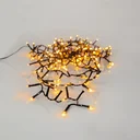 Lichterkette mit 180 warmweißen LEDs, IP44