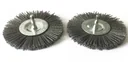 Ersatzbürsten 2er Set Polyamid (Nylon) zum Fugenreiniger GFR 401