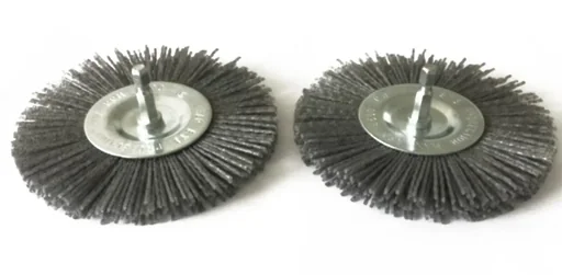 "Ersatzbürsten 2er Set Polyamid (Nylon) zum Fugenreiniger GFR 401 image"