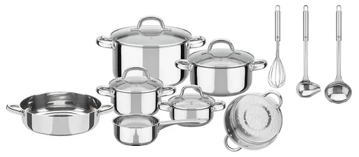 "14-teiliges Kochgeschirr-Set aus Edelstahl "Montreal" image"