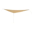 Sonnensegel Dreieck/3x3x3 m Sand Polyester - wasserabweisend