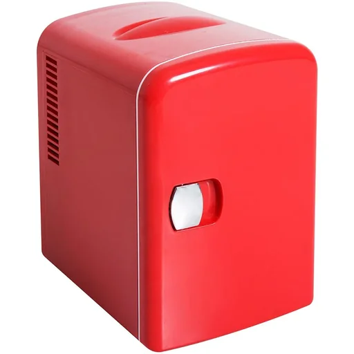 Mini Kühlschrank Wärmebox 4 Liter Rot