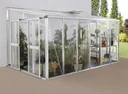 Pavillon-Nachrüstsatz für Gewächshaus Helena 10200, Farbe alu