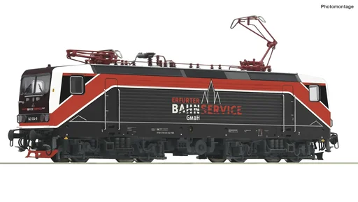 "Elektrolokomotive 143 124 der Erfurter Bahnservice GmbH, H0, DCC image"