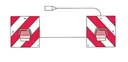 Warntafelsatz mit 2 Dreifunktionsleuchten, 2 St.