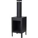 Außenkamin 30 x 30 x 116 Metall