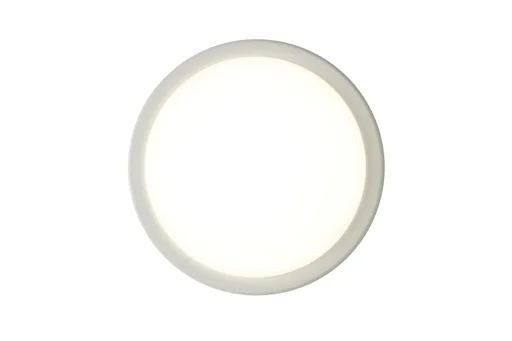 "ECO Wand- und Deckenleuchte mit Wechselring in chrom und weiß, 28cm, 17 Watt, IP54 image"