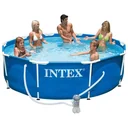 Metallrahmen-Pool 366 x 76 cm mit 12-Volt-Filterpumpe