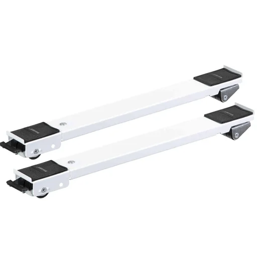 "Transportschiene MM 1198 2 teilig, 45-70 cm, ausziehbar, 3 Lenk- & 3 Bockrollen Ø 30 mm, Feststeller, Tragkraft 125 kg image"