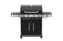 Gasgrill / Grillwagen Burlington 4 Hauptbrenner +1 Seitenbrenner, Grillfäche 70 x 42 cm