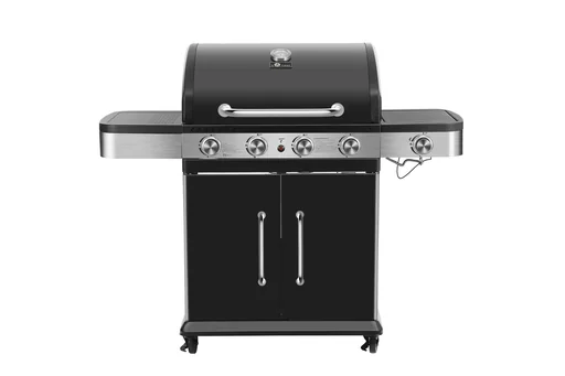 "Gasgrill / Grillwagen Burlington 4 Hauptbrenner +1 Seitenbrenner, Grillfäche 70 x 42 cm image"