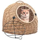 Katzentransportwagen 50x42x40 cm natur