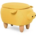 Kinderhocker in Schweinchenform