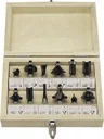 HM Fräsersatz ( Oberfräsen ) 12-teilig, 8 mm Schaft