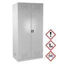 Werkstattschrank / Chemikalienschrank RAL 7035