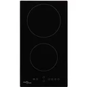 Glaskeramikkochfeld mit 2 Kochzonen, Touch Control 3000 W