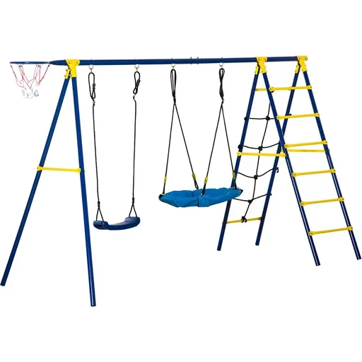 "Kinderschaukel - Metallgestell - 285 x 138 x 175 cm image"