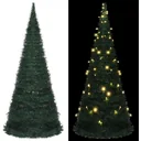 Weihnachtsbaum mit LED-Pop-up 210 cm grün