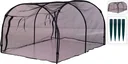 Pro Garten Gewächshaus aus Netz - 120x80x60cm