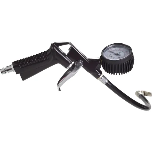 "ATM1041 Druckluft Reifenfüller 350mm - 0-8 Bar - DIN und Orion Anschluß - Mit Manometer image"