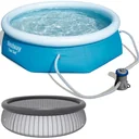 Schwimmbecken mit Pumpe und Filter - Ø244cm - 1249 L/h Pumpenleistung