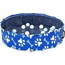 Hundepool mit Wasserablassventil blau