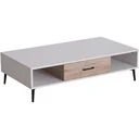 Couchtisch Beistelltisch Sofatisch Fernsehtisch Kaffeetisch 1 x Schublade 3 x Ablage Holz 110 x 60 x 30 cm
