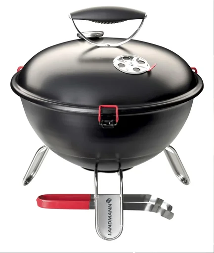 "Holzkohle-Kugelgrill "Piccolino", Schwarz matt image"