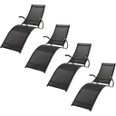 Pro Gartenliege - 4 STUKS - faltbar