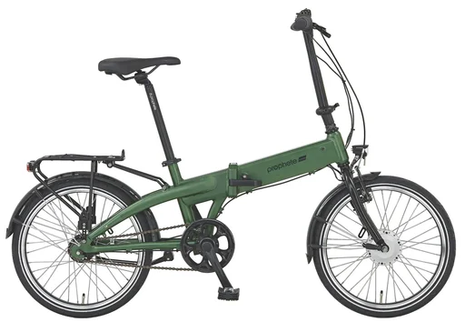 "Unisex E-Bike City, 20 Zoll, Rahmengröße 30 cm, 7-Gang Nabenschaltung, grün-matt, URBANICER 22.ESU.10 image"