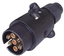 Kunststoffstecker, 7-polig