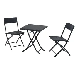 Balkonset Polyrattan Gartenmöbel 3tlg. Balkonmöbel