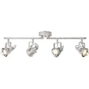 Deckenleuchte Bente 4-lichts industriell beton gris inkl. 4 x 4W LED