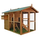 Hühnerstall 148 x 151 x 172 cm, Holz, Braun