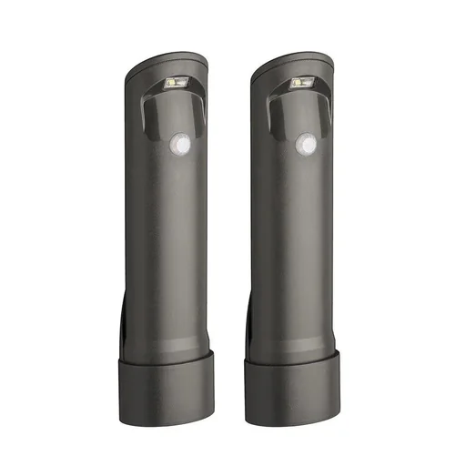 "LED Wegbeleuchtung braun mit Bewegungsmelder 2er Pack MB562 30 Lumen IP66 image"