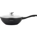 Marmorbeschichtung Wok-Pfanne - schwarz - 30 cm