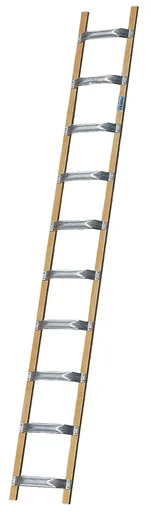 "Dachleiter, 18 Sprossen, Alu/ Holz Breite 37 cm, Länge 505 cm image"
