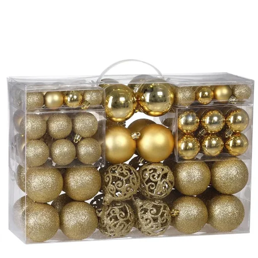 "Weihnachtskugeln - Christbaumschmuck - Gold 100 Stk. image"