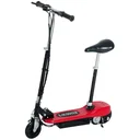 Elektroroller Kinderroller mit Sitz Cityroller 120W Rot