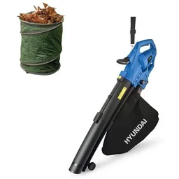 3-in-1 Laubbläser 3000W - Häcksler - Kolben - Vakuum mit Gartenabfallbeutel 30L